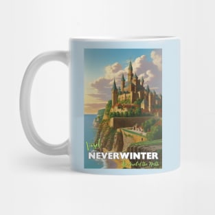 Neverwinter Tourism Poster - Sword Coast D&D Art Mug